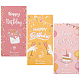 CRASPIRE 150PCS Happy Birthday Stickers Self-adhesive 3 Styles Thank You Stickers Customer Appreciation Stickers Gift Packing Sealing Stickers DIY-CP0006-55-1