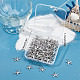 SUNNYCLUE 1 Box 100Pcs Silver Starfish Charm 316 Stainless Steel Sea Charms Ocean Animal Beach Summer Hawaii for Jewelry Making Charms DIY Necklace Earrings Bracelet Crafts Women Adult Supplies STAS-SC0004-45-6