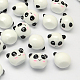 Cabochons de résine de panda X-CRES-R183-44-1