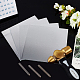PandaHall 6pcs Thin Aluminum Sheets Practice Blank Aluminium Stamping Sheets Panel Plate Metal Craft for Jewelry Making Hand Stamping Embossing Etching TOOL-PH0017-19A-3