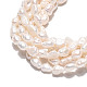 Нити из натурального культивированного пресноводного жемчуга PEAR-N014-03H-01-4