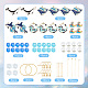 Sunnyclue Kit de fabrication de boucles d'oreilles pendantes sur le thème de l'océan DIY-SC0021-57-2