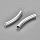 304 Stainless Steel Curved Tube Beads STAS-P128-02S-1
