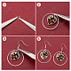 Sunnyclue diy kit de fabrication de boucles d'oreilles pendantes DIY-SC0018-07-4