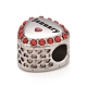 12Pcs 12 Style 304 Stainless Steel European Beads Sets STAS-F278-29P-4