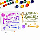 Mayjoydiy Santa's Magic Key-Schablone DIY-MA0002-21B-1