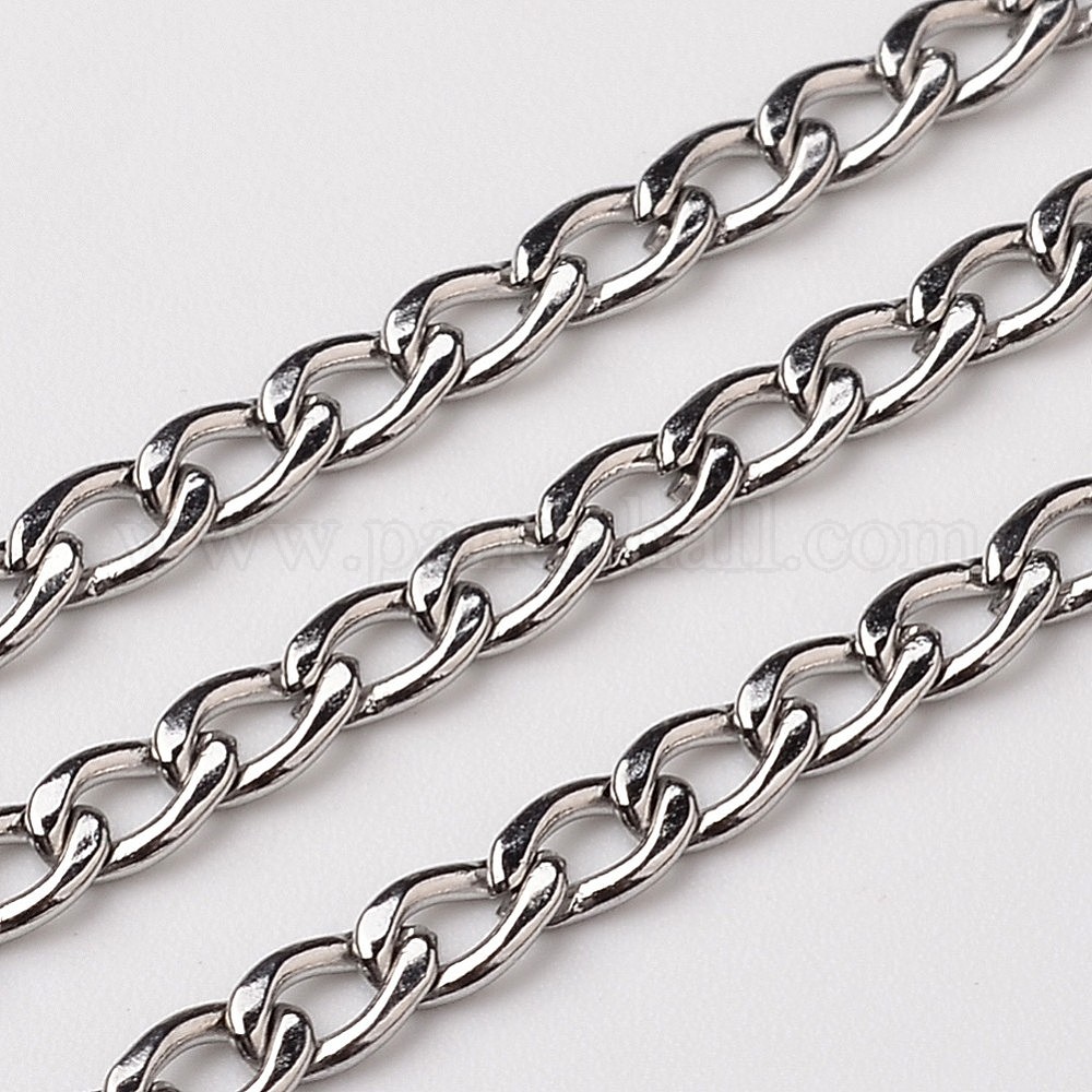 Wholesale 304 Stainless Steel Twisted Chains Curb Chains