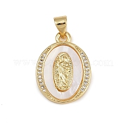 Латунные микро проложить кубического циркония подвески KK-D376-07G
