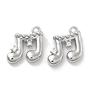 Латунные микропаве прозрачные кубические циркониевые подвески KK-M102-47P