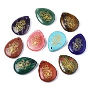 Природные и синтетические Gemstone подвески G-T122-73