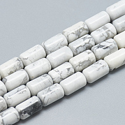 Естественно Howlite шарик нити G-T078-14