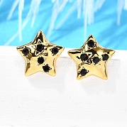 Серьги-гвоздики из нержавеющей стали 304 EJEW-F361-16G