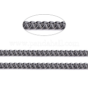 Железные кубинские звенья цепи CH-R013-7x5.5mm-B