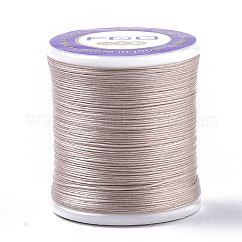 Fili per perline rivestiti in nylon 66 per perline, salmone scuro, 0.1mm, circa 54.68 iarde (50 m)/rotolo