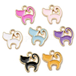 32Pcs 8 Style Enamel Dinosaur Charms Alloy Pendant Green Cartoon