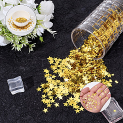80 g 2 stili di coriandoli di paillettes di plastica in PVC&nbsp;AJEW-SP0002-01A