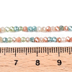 Galvanisieren Glasperlen&nbsp;X-GLAA-T023-A16-07