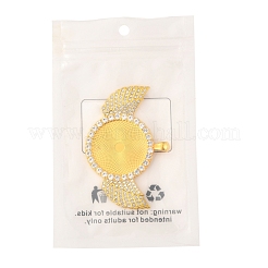 Сплав большие подвески кабошон сеттинги&nbsp;FIND-YW0001-20A-G