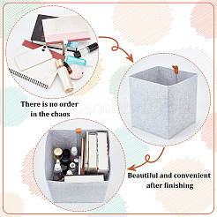 Ящик для хранения войлочной корзины в скандинавском стиле AJEW-WH0347-13