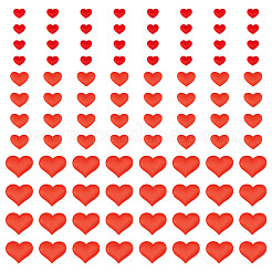 300 шт. 3 стиля полиэстеровая губка в форме сердца конфетти DIY-TA0012-61