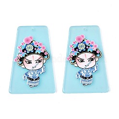 Полупрозрачные подвески из ацетата целлюлозы (смолы)&nbsp;KY-T040-66