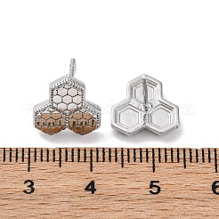 Латунь серьги&nbsp;EJEW-D288-10P