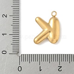 Pendentifs initiaux en acier inoxydable 304&nbsp;STAS-S186-12K-G