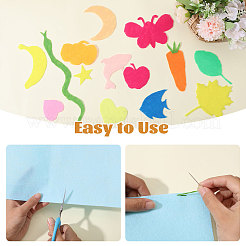 Прямоугольные листы полиэфирной ткани&nbsp;DIY-WH0430-934