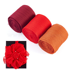 3 рулон 3-х цветной складчатой полиэстеровой ленты OCOR-TA0002-98D