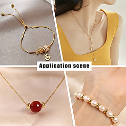 36 шт. 3 стиля бусин из нержавеющей стали 304 STAS-PH0005-71