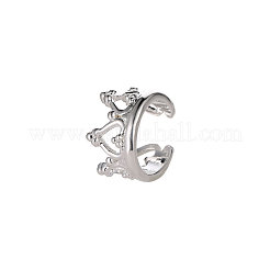 合金カフのピアス  クラウン  プラチナ  12mm&nbsp;WG3EF20-02