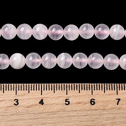 Бусы из натурального розового кальцита&nbsp;G-Z103-A01-6mm
