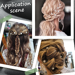 60 шт. 3 стиля спиральные шпильки для волос&nbsp;OHAR-SP0001-10B