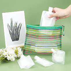 24 шт. пустые многоразовые дорожные сумки из пластика для животных ABAG-PH0001-05