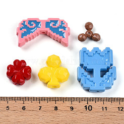 Непрозрачные акриловые бусины X-OACR-T028-37-1