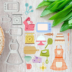 Трафареты для резки штампов из углеродистой стали на тему выпечки DIY-WH0309-1802