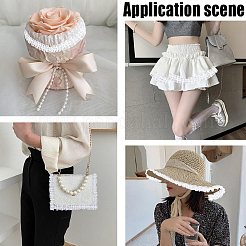 10 м полиэстеровая кружевная лента для отделки складками OCOR-CY0002-30A