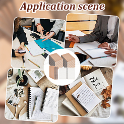 30 прямоугольный блокнот формата А5 из крафт-бумаги с отрывными листами&nbsp;AJEW-WA0001-51