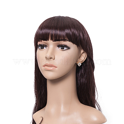 Серьги-гвоздики из настоящего циркония EJEW-EE0001-220