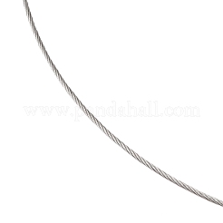 Cavo collana filo di acciaio inossidabile creazione di gioielli fai da te&nbsp;X-TWIR-R003-23A