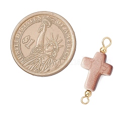 Подвески-соединители из синтетической бирюзы PALLOY-JF04311-02