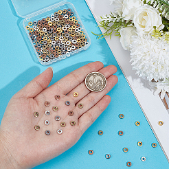 300 pièces 5 couleurs perles en alliage de style tibétain&nbsp;FIND-PA0001-67