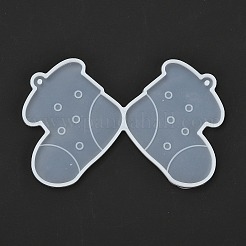 Рождественские тематические силиконовые Молды для кулонов своими руками DIY-P030-28