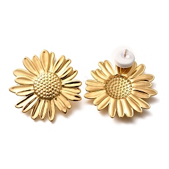 Серьги-гвоздики из нержавеющей стали 304&nbsp;LS-EJEW-G422-03G