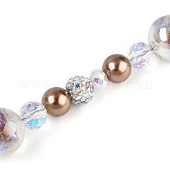 Нити стеклянных и акриловых бусин&nbsp;MAK-T011-06M