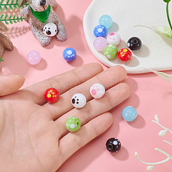 16шт 8 цвета бусины лэмпворк ручной работы&nbsp;LAMP-TA0002-10