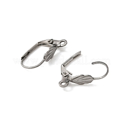 Ohrringbeschläge aus chirurgischem Edelstahl 316 mit Klapphebel&nbsp;STAS-WH0022-69