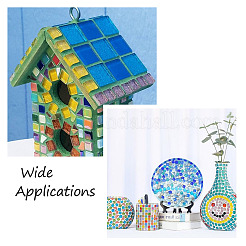 252шт 2 стилей стеклянных кабошонов GGLA-EL0001-01D