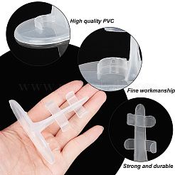 Прозрачная пластиковая стойка для куклы AJEW-WH0312-71