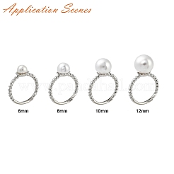 Латунные крепления колец для пальцев&nbsp;KK-L184-58P